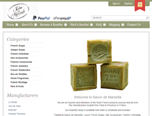 Tablet Screenshot of frenchsoaps.com.au