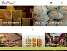 Tablet Screenshot of frenchsoaps.com